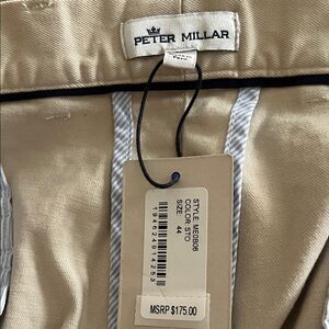 Peter Millar Beige Dress Pants NWT size 44